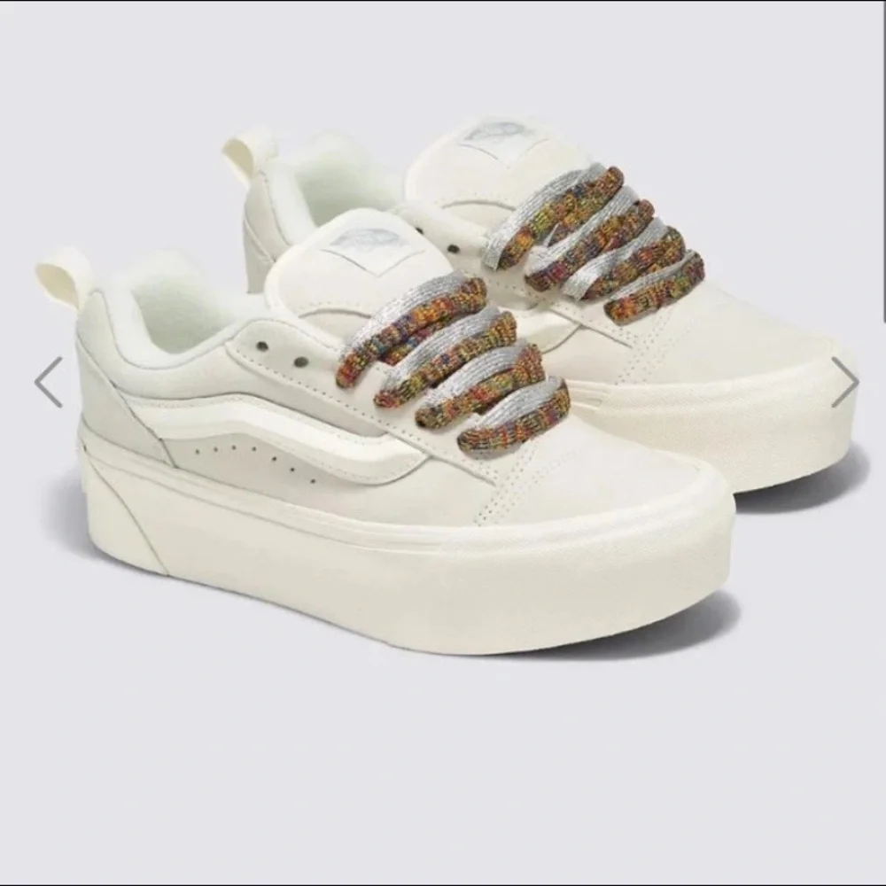 Vans Women Size 7, 7.5 Men Size 5.5, 6 Knu Skool Stack Gray Platform Sneaker New